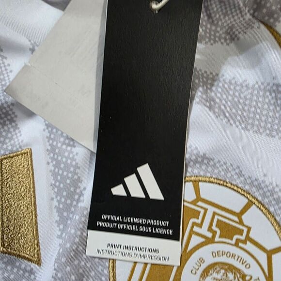 Adidas Tigres UANL 2025 Third Jersey White Gold IV6100 Men's Size Medium Soccer - Picture 11 of 15